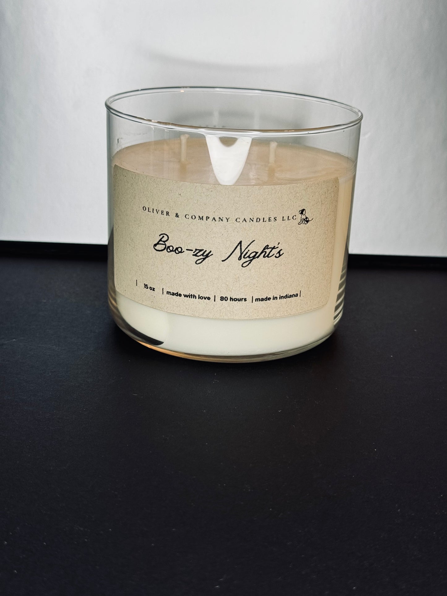 Boo-zy nights candle