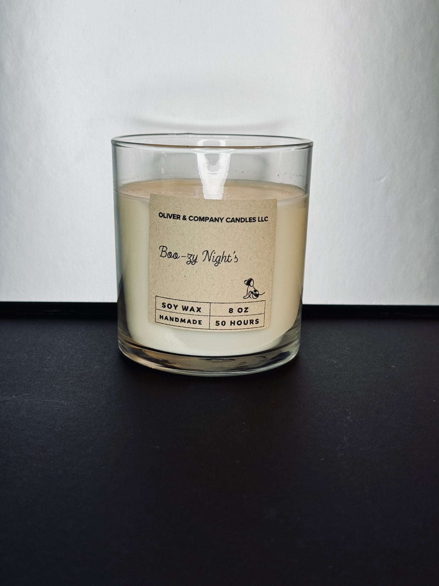 Boo-zy nights candle